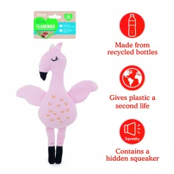 Hundleksak Rosewood Eco Friendly Flamingo Rosa 32cm