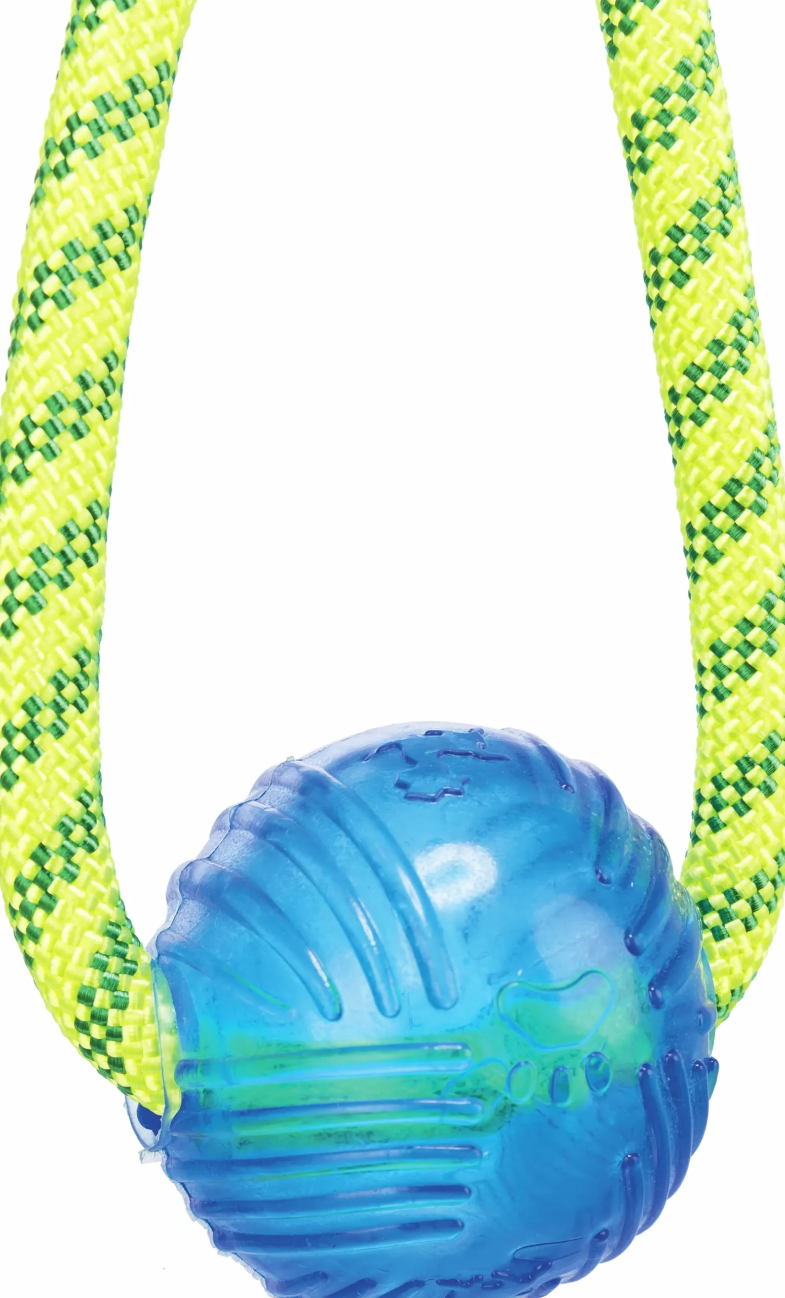Hundleksak Trixie Aqua Toy Rep med boll Blå/Gul 40cm