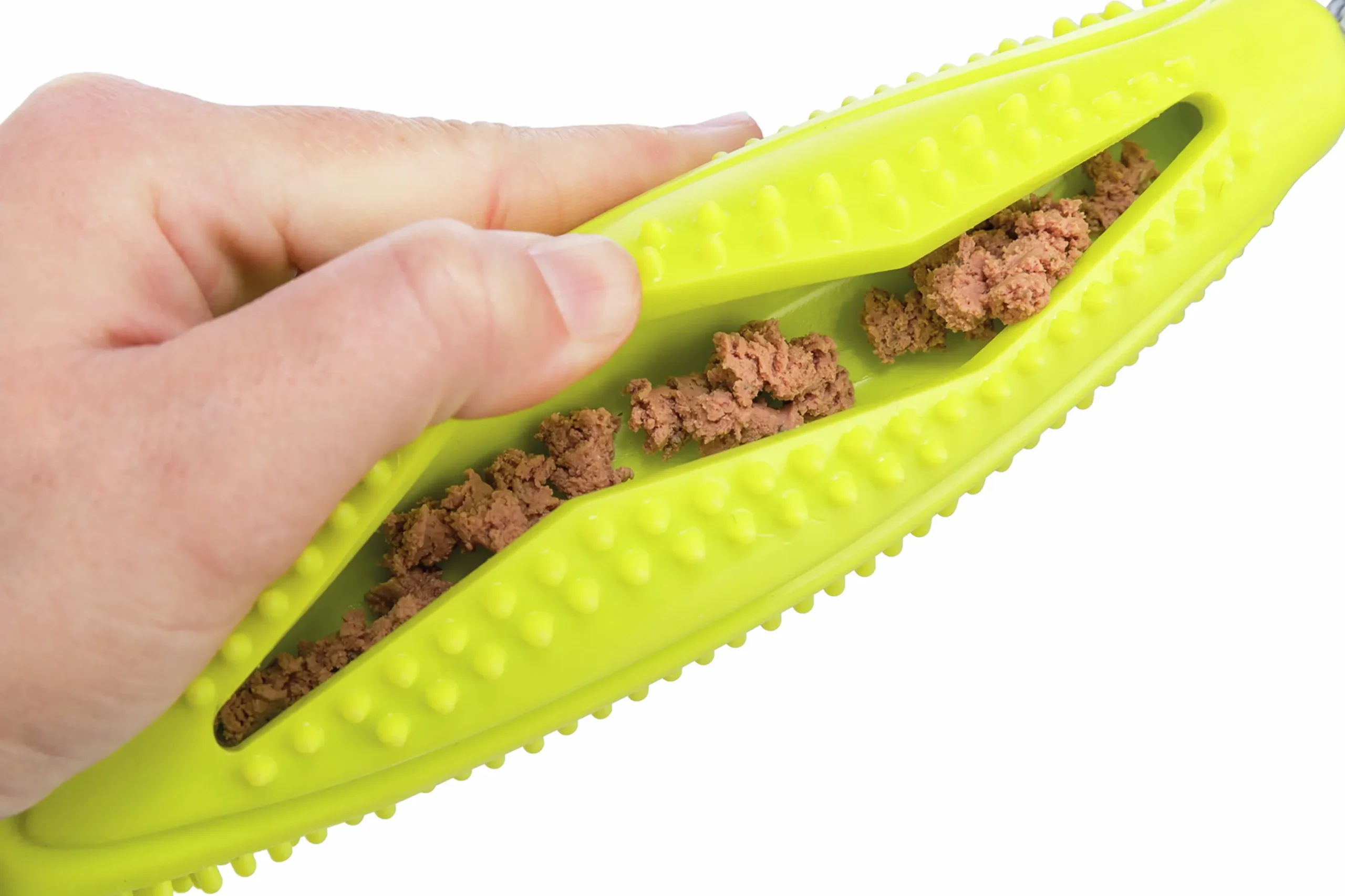 Hundleksak Trixie Snack Stick m handtag Blandade färger 31cm
