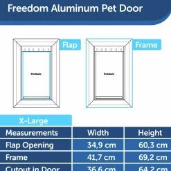 Hundlucka Petsafe Staywell Aluminium XL