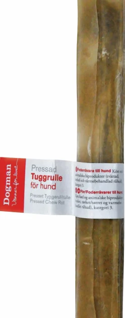 Hundtugg Dogman Tuggrulle Pressad Natur S 12cm