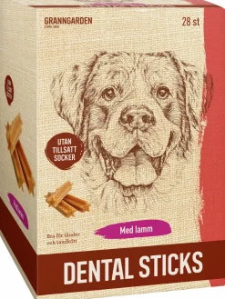 Hundtugg Granngården Dental Sticks Lamm L 28-p