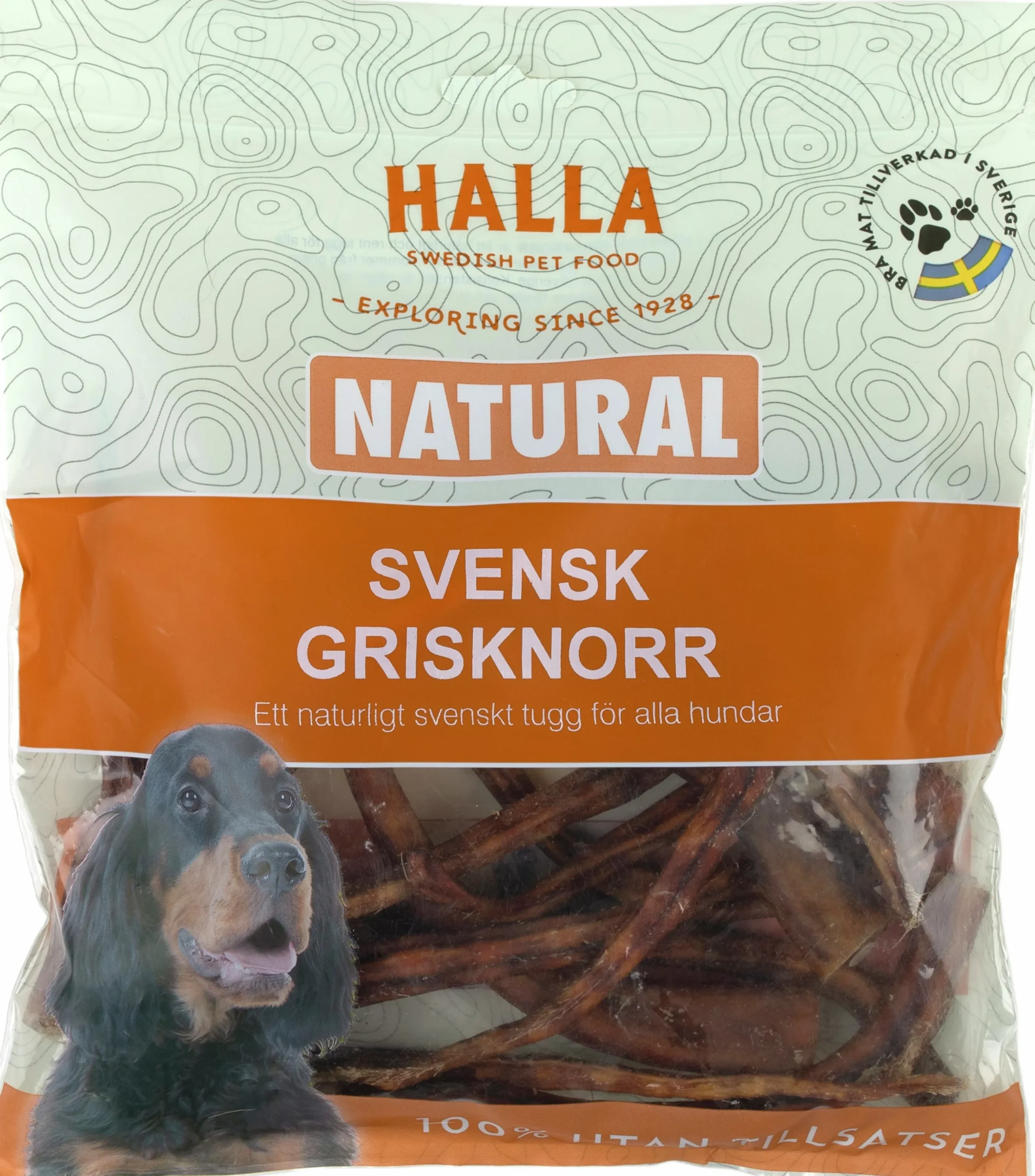 Hundtugg Halla Svensk grisknorr 200g
