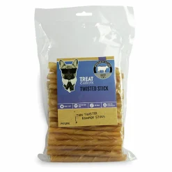 Hundtugg Treateaters Tuggpinnar Snurrad Natur 8mm 500g