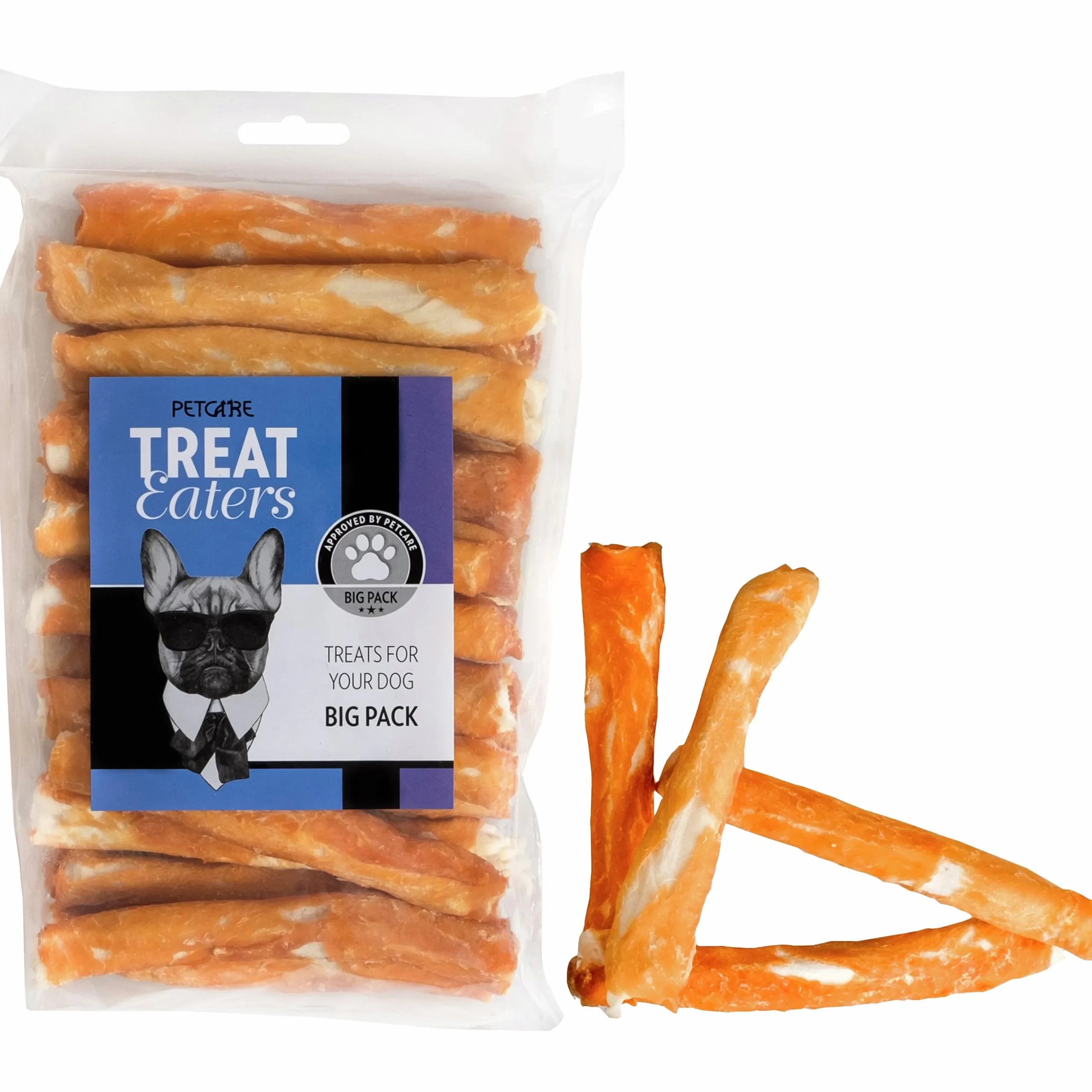 Hundtugg Treateaters Tuggrulle med Kyckling 12,5cm 400g