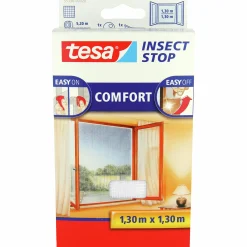 Insektsnät till fönster Tesa Vit 130x130cm 1-p