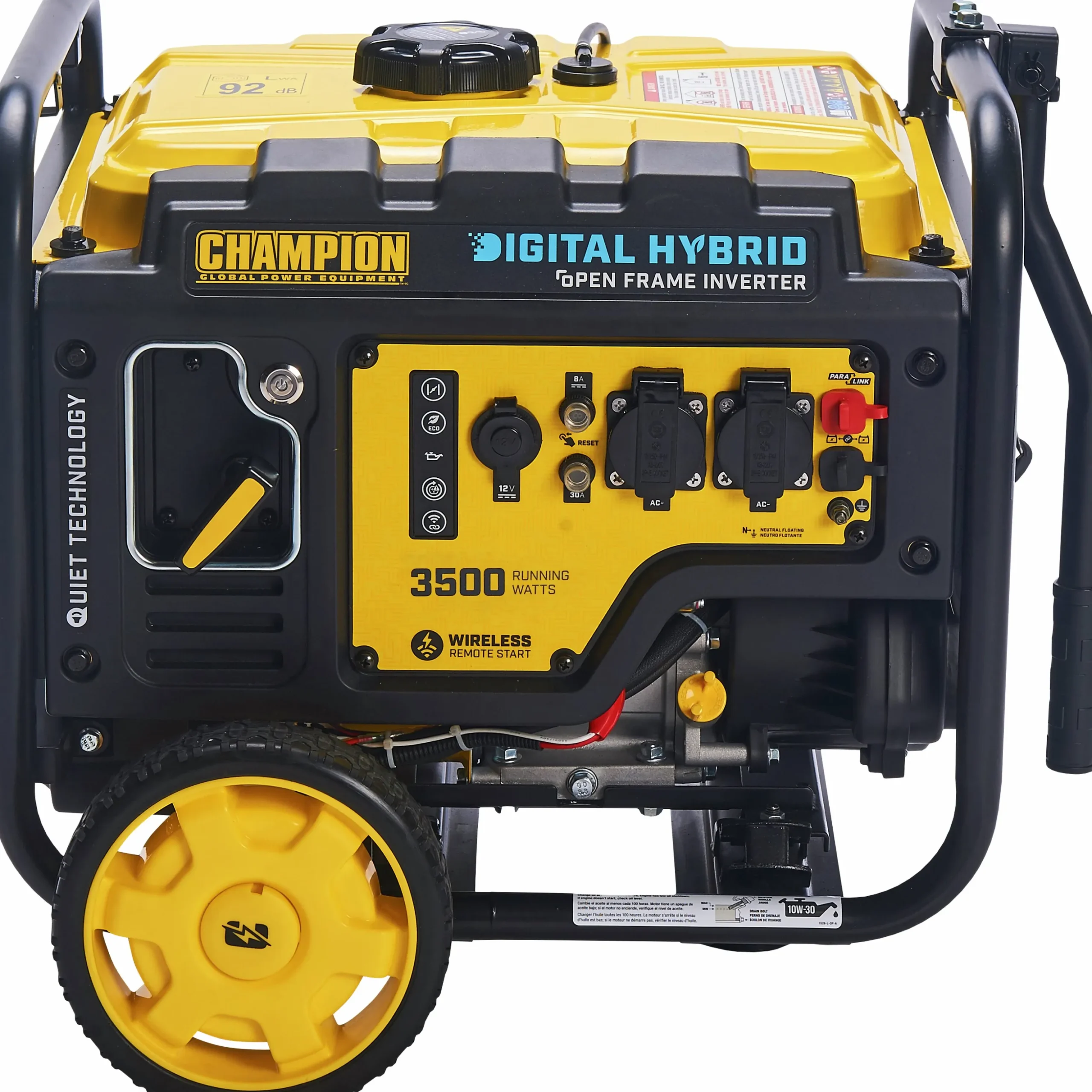 Inverterelverk Champion Hybrid CPG4000DHY 3600W