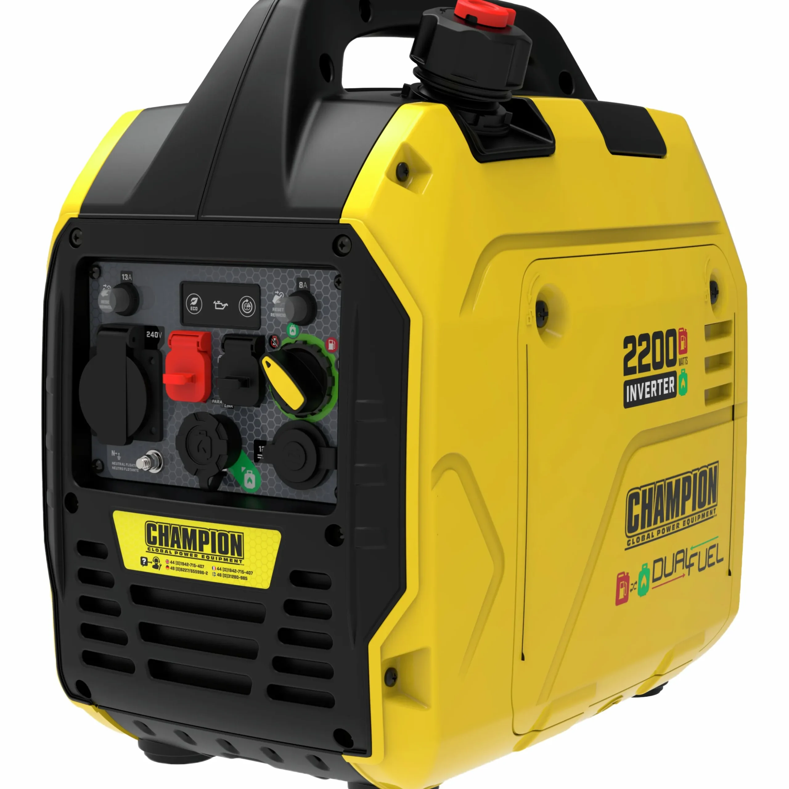 Inverterelverk Champion The Mighty Atom Dual Fuel 92001i 2200W