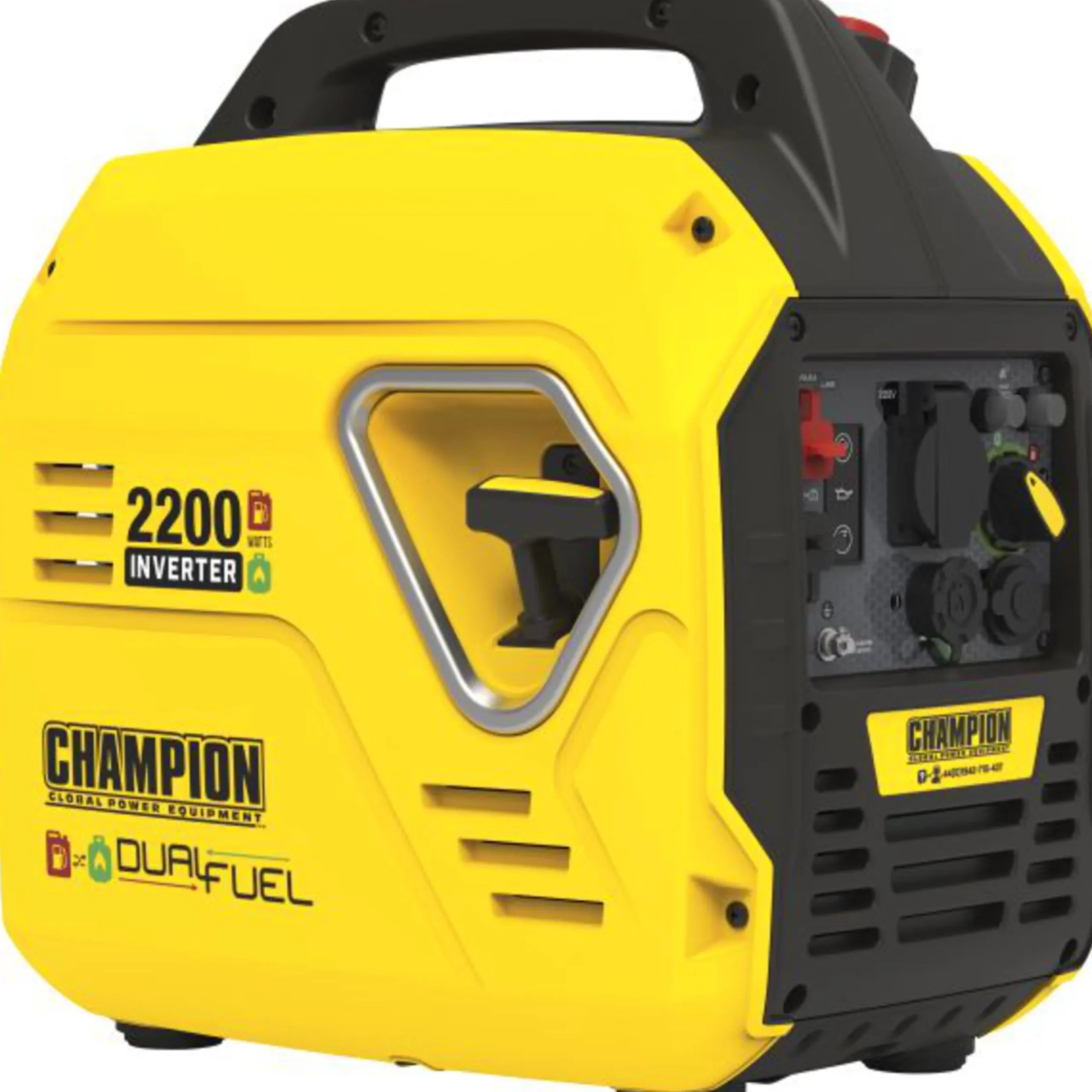 Inverterelverk Champion The Mighty Atom Dual Fuel 92001i 2200W