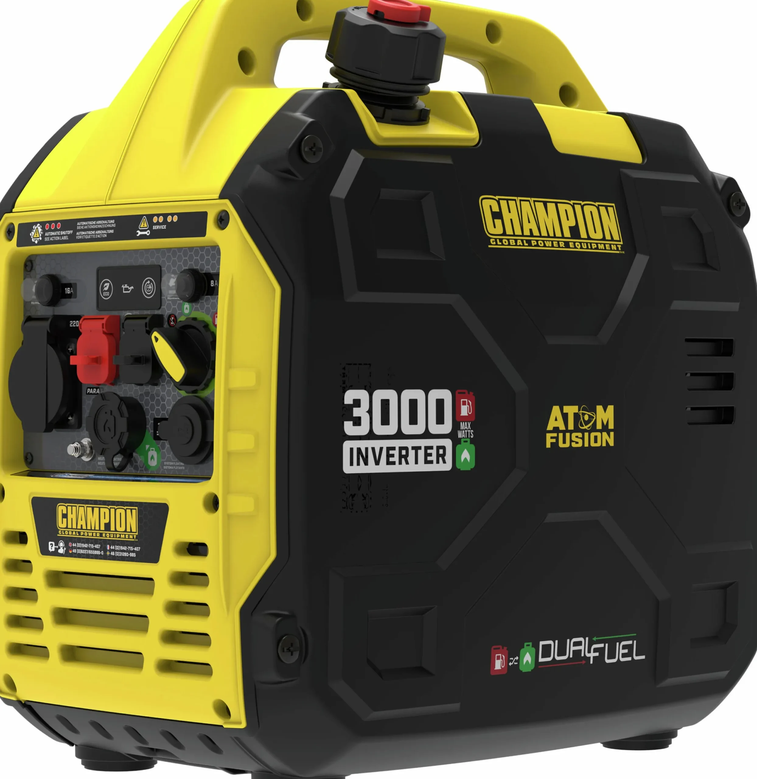 Inverterelverk Champion The Mighty Fusion Dual Fuel 93001i 3000W
