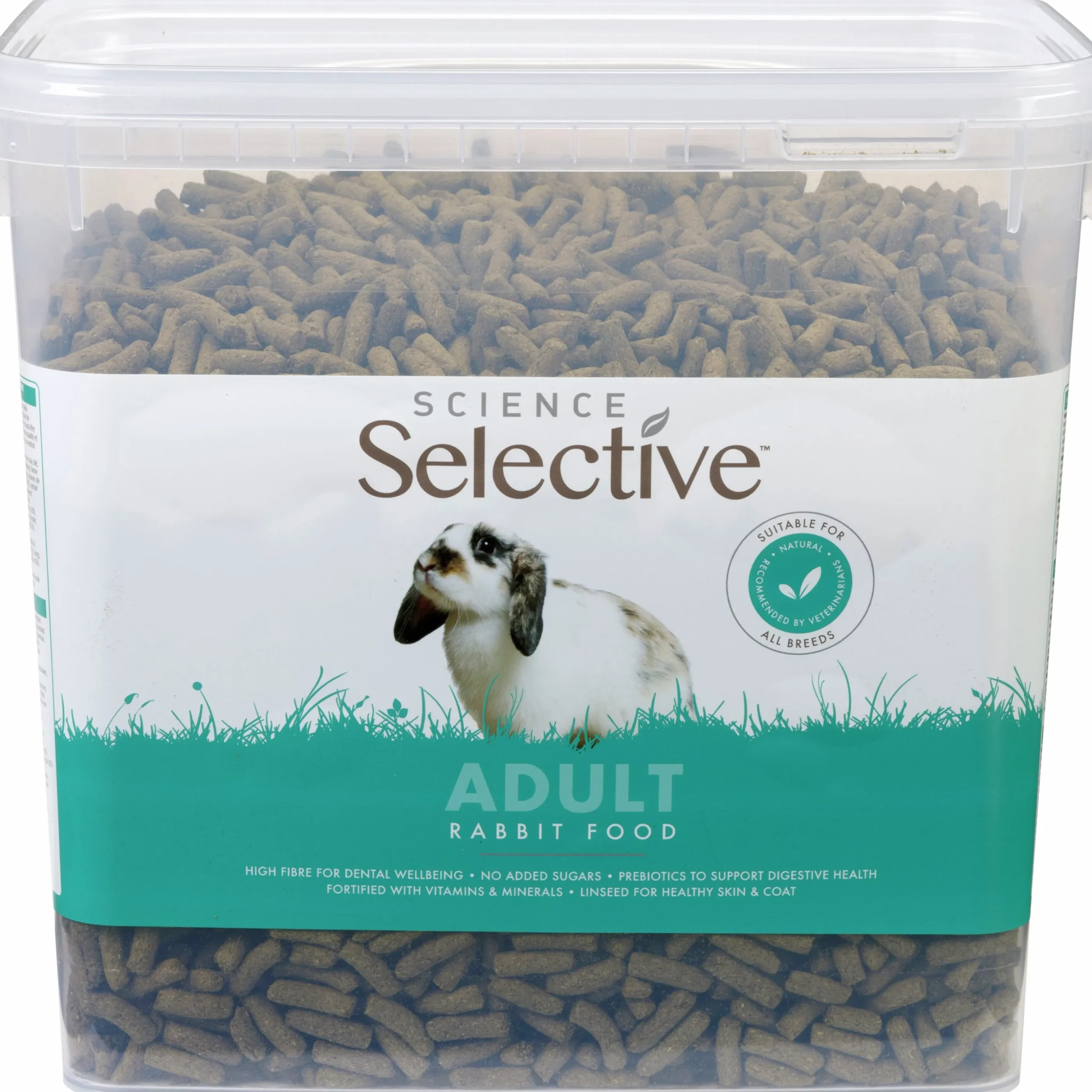 Kaninfoder Selective Adult Pellets i hink 3kg