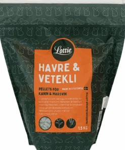 Kanin- och Marsvinsfoder Lottie Havre & Vetekli 1,5kg