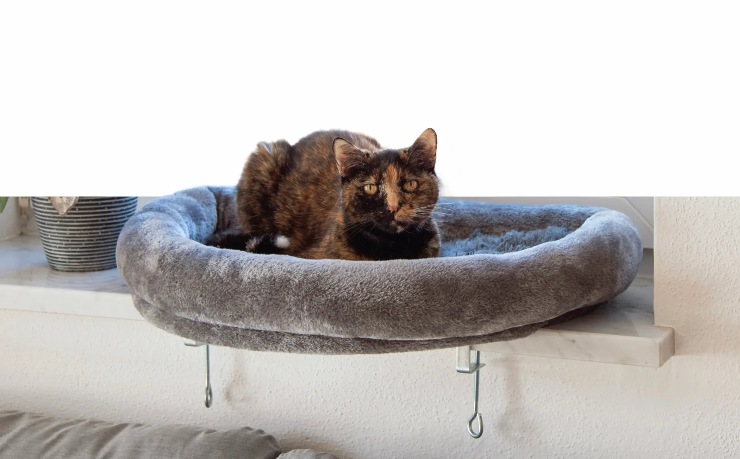 Kattbädd Kerbl Fönsterbädd Grå 55cm