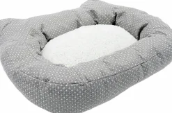 Kattbädd Rosewood Dotty Feline Vit/Grå 56cm