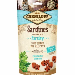 Kattgodis Carnilove Semi Moist Snack Sardines 50g