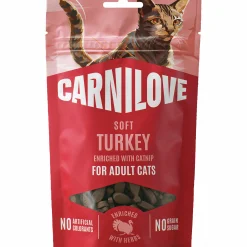 Kattgodis Carnilove Soft Snack Turkey Catnip 50g