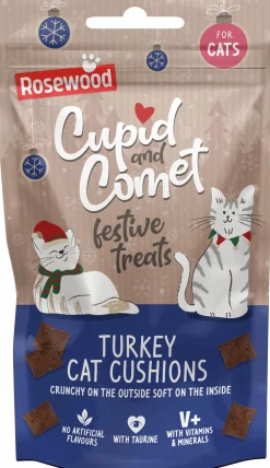 Kattgodis Jul Turkey Cushions 60g