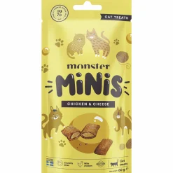 Kattgodis Monster Cat Minis Chicken & Cheese 60g