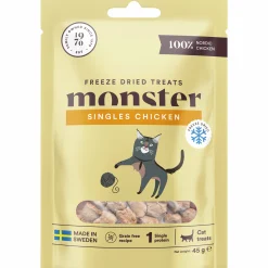 Kattgodis Monster Cat Treats Freeze Dried Chicken 45g