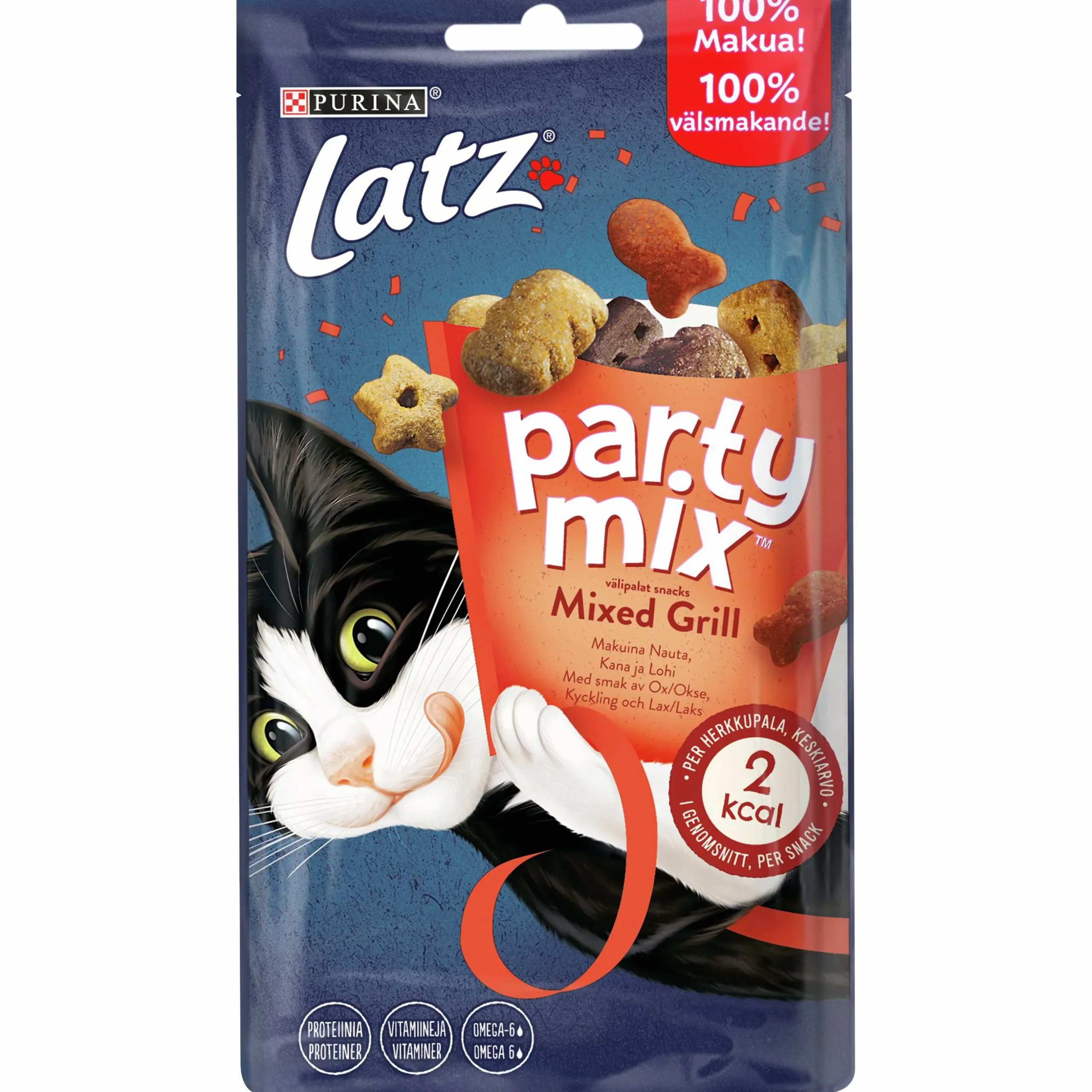 Kattgodis Purina Latz PartyMix Grill 60g