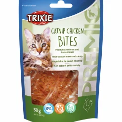 Kattgodis Trixie Premio Catnip Chicken Bites 50g