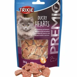 Kattgodis Trixie Premio Ducky Hearts 50g