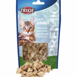 Kattgodis Trixie Premio Frystorkade Kycklinghjärtan 25g