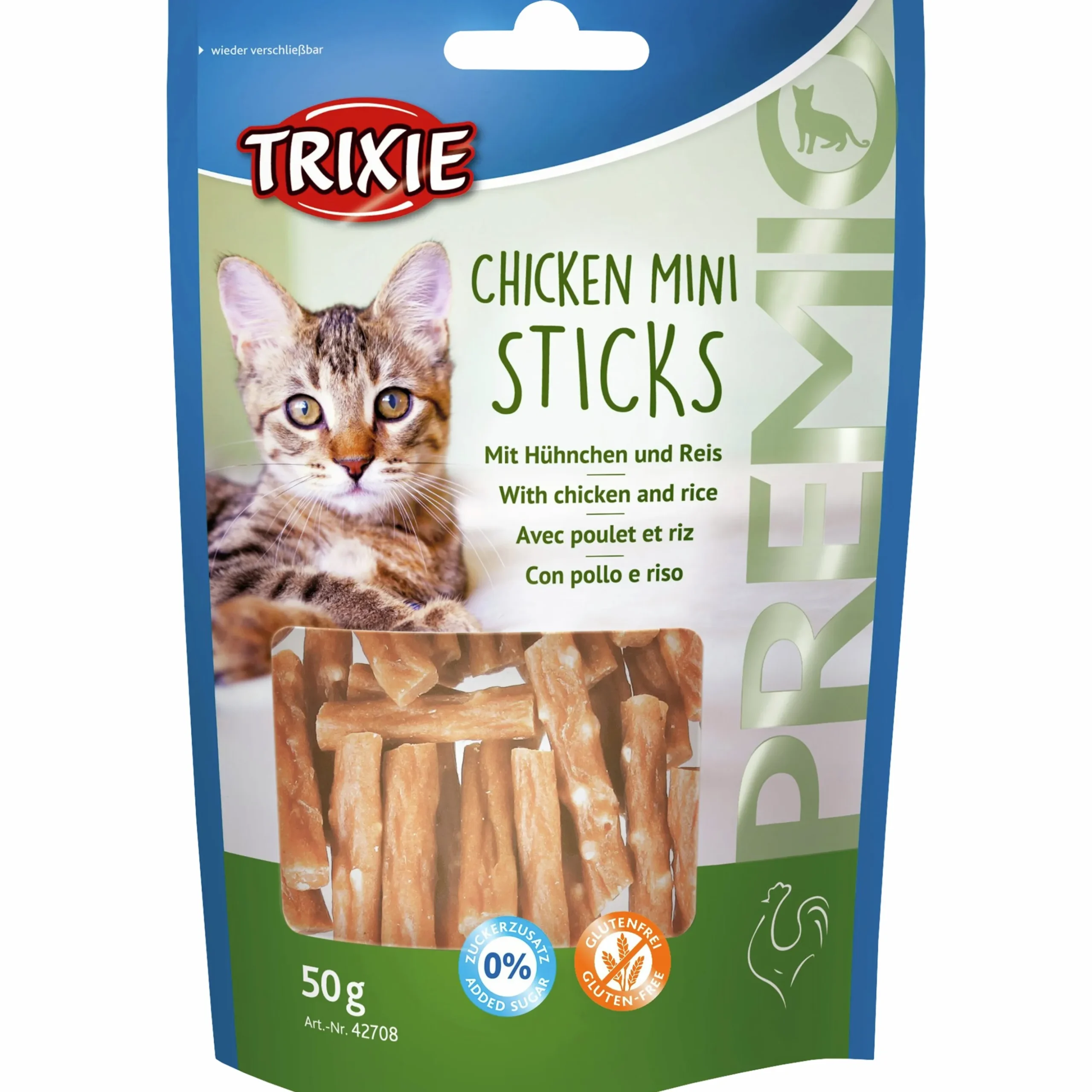 Kattgodis Trixie Premio Mini Sticks 50g