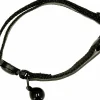 Katthalsband med namn Dogman Stina Svart 10mm x 21-30cm