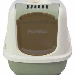 Kattlåda PeeWee EcoDome Salviagrön/creme 66,5x48,5x46,5cm