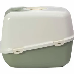 Kattlåda PeeWee EcoDome Salviagrön/creme 66,5x48,5x46,5cm