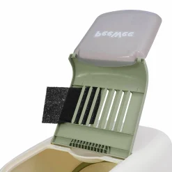 Kattlåda PeeWee EcoHus Salviagrön/Creme 56x39x37,5cm