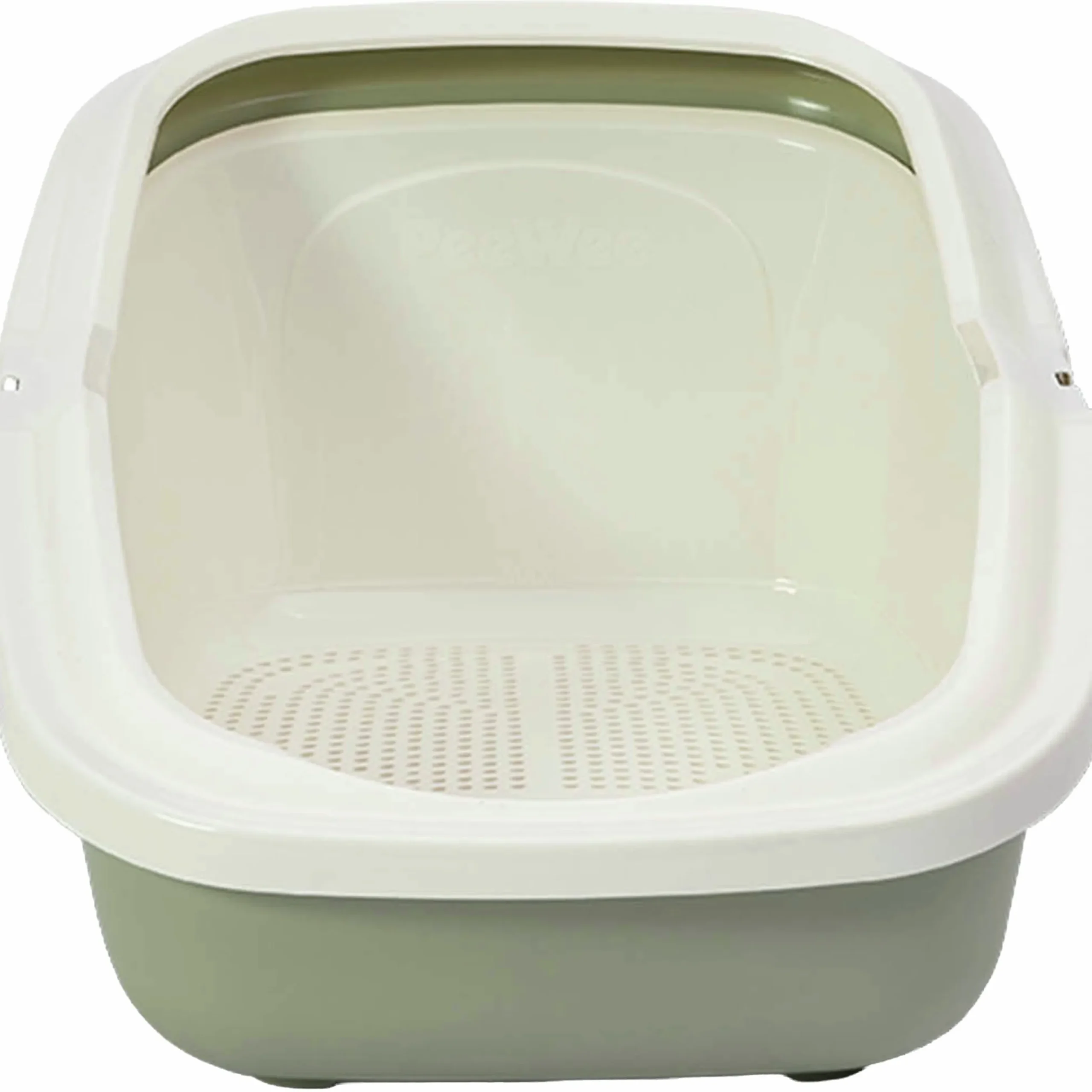 Kattlåda PeeWee EcoMinor Salviagrön/Creme 56x39x27,5cm