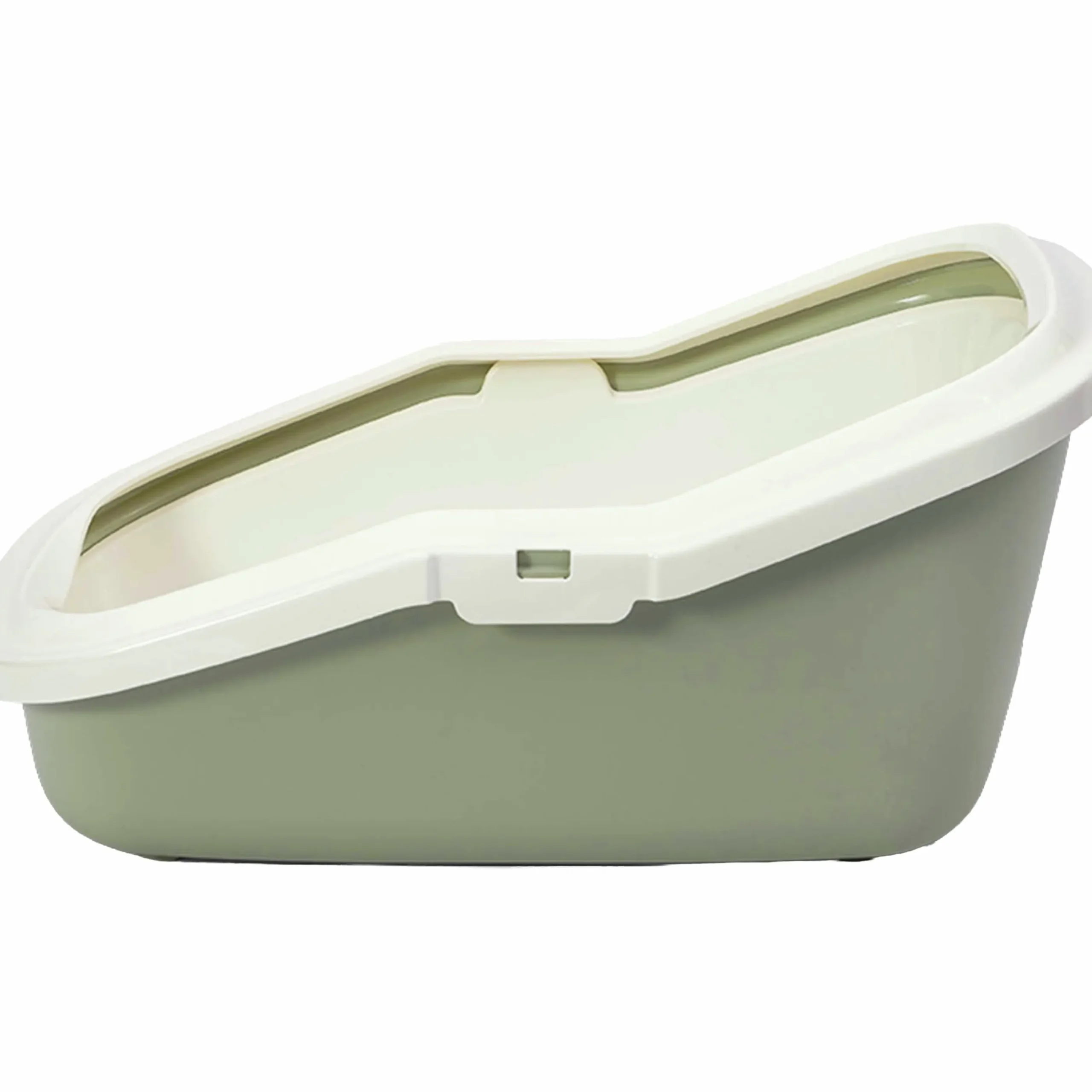 Kattlåda PeeWee EcoMinor Salviagrön/Creme 56x39x27,5cm
