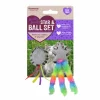 Kattleksak Rosewood Moody Moggy Star & Bell Set 2-p