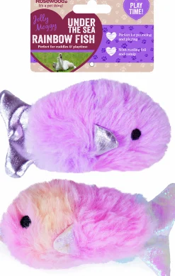 Kattleksak Rosewood Rainbow Fish 2-p