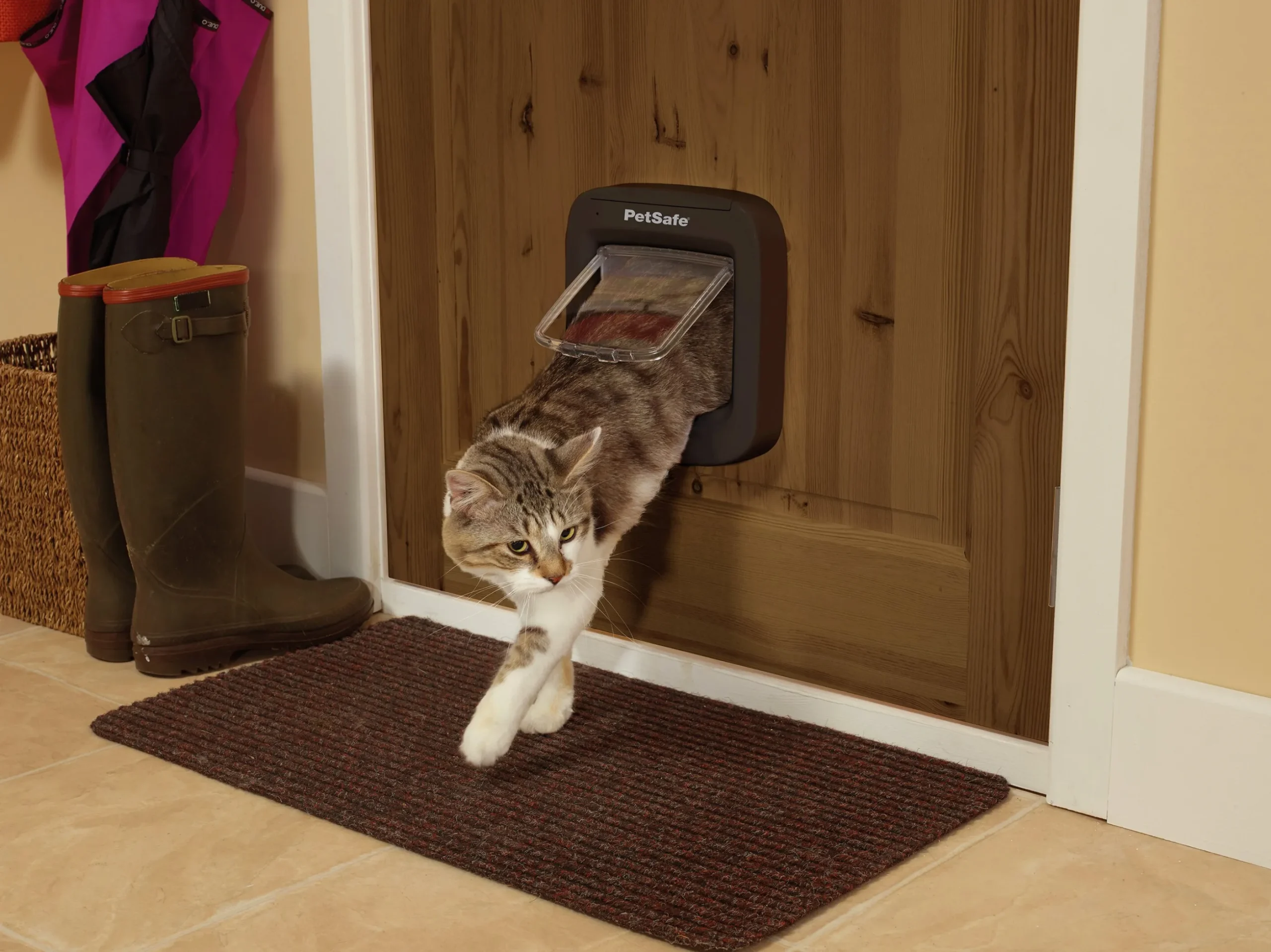 Kattlucka Petsafe Microchip Brun