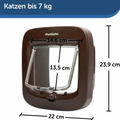 Kattlucka Petsafe Microchip Brun