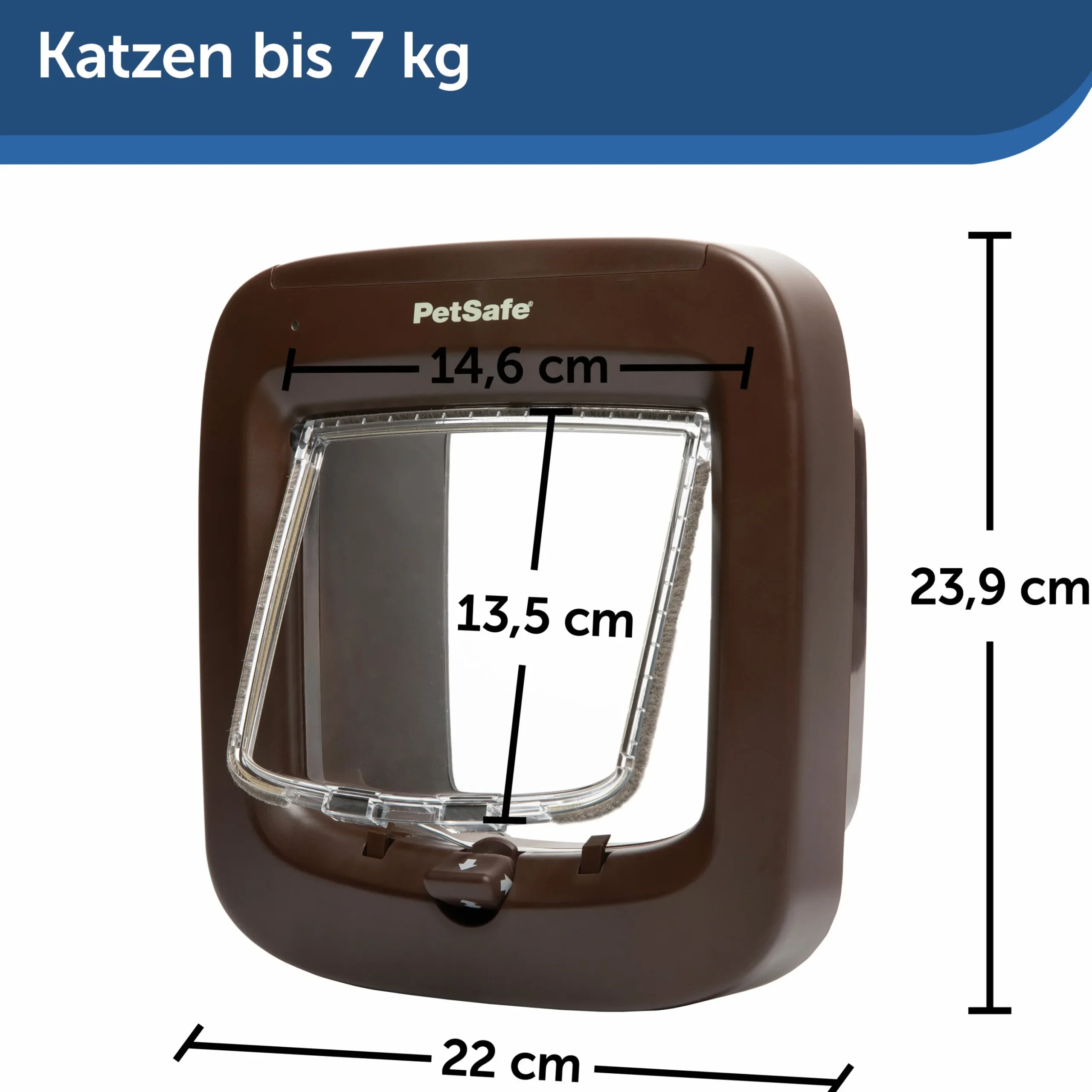 Kattlucka Petsafe Microchip Brun