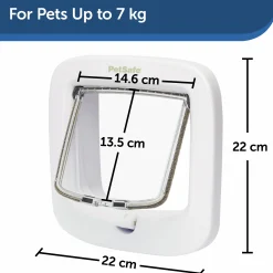 Kattlucka Petsafe 919 4-väg Vit