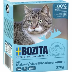 Kattmat Bozita Bitar i gelé med Makrill 370g