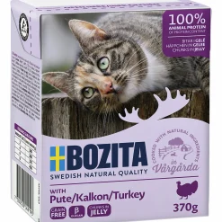 Kattmat Bozita Bitar i gelé med Kalkon 370g