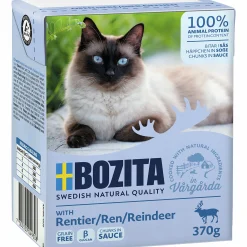 Kattmat Bozita Bitar i sås med Ren 370g