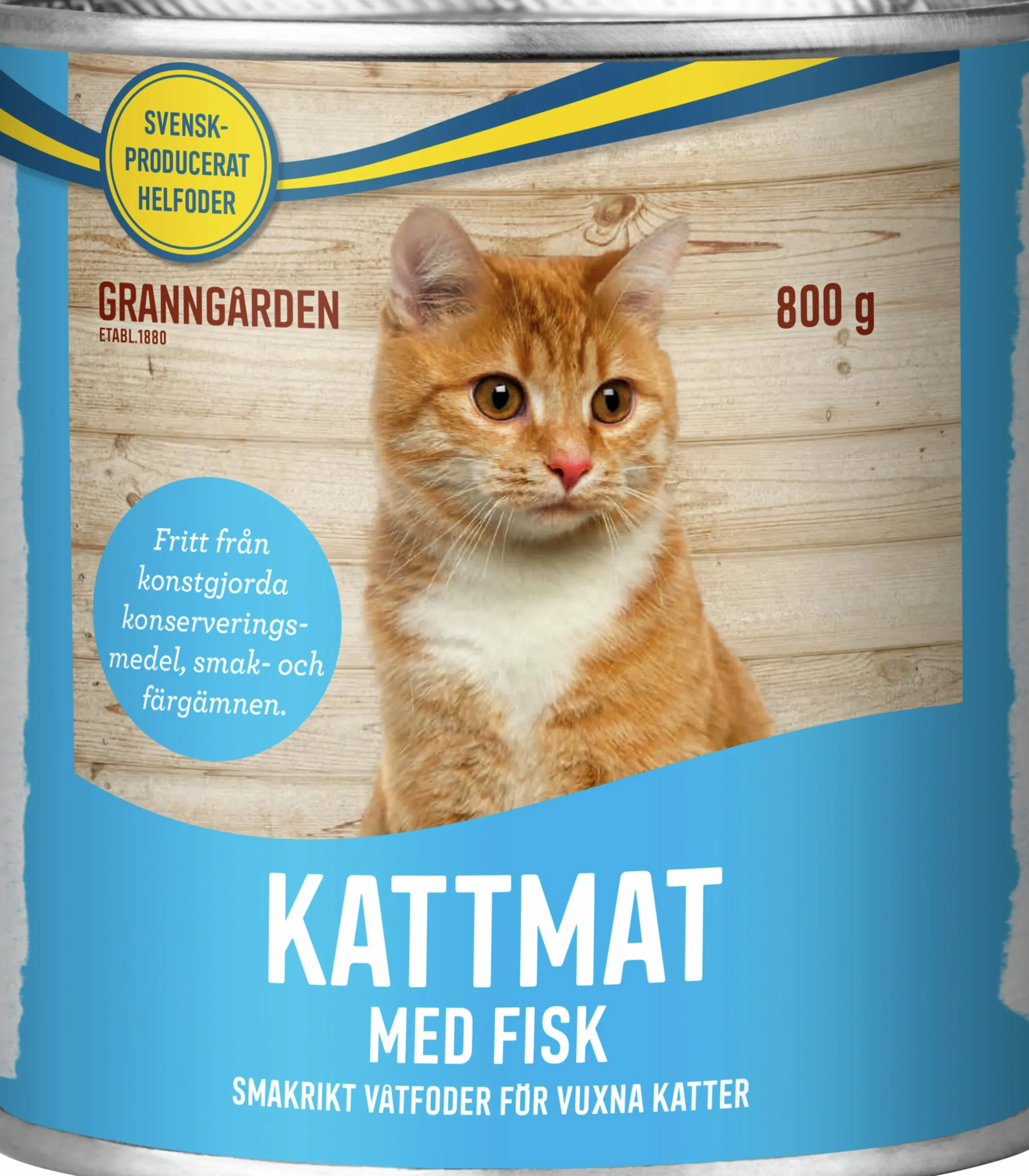 Kattmat Granngården Adult Fisk 800g