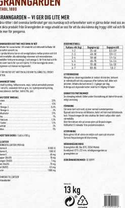 Kattmat Granngården Adult Nöt 13kg