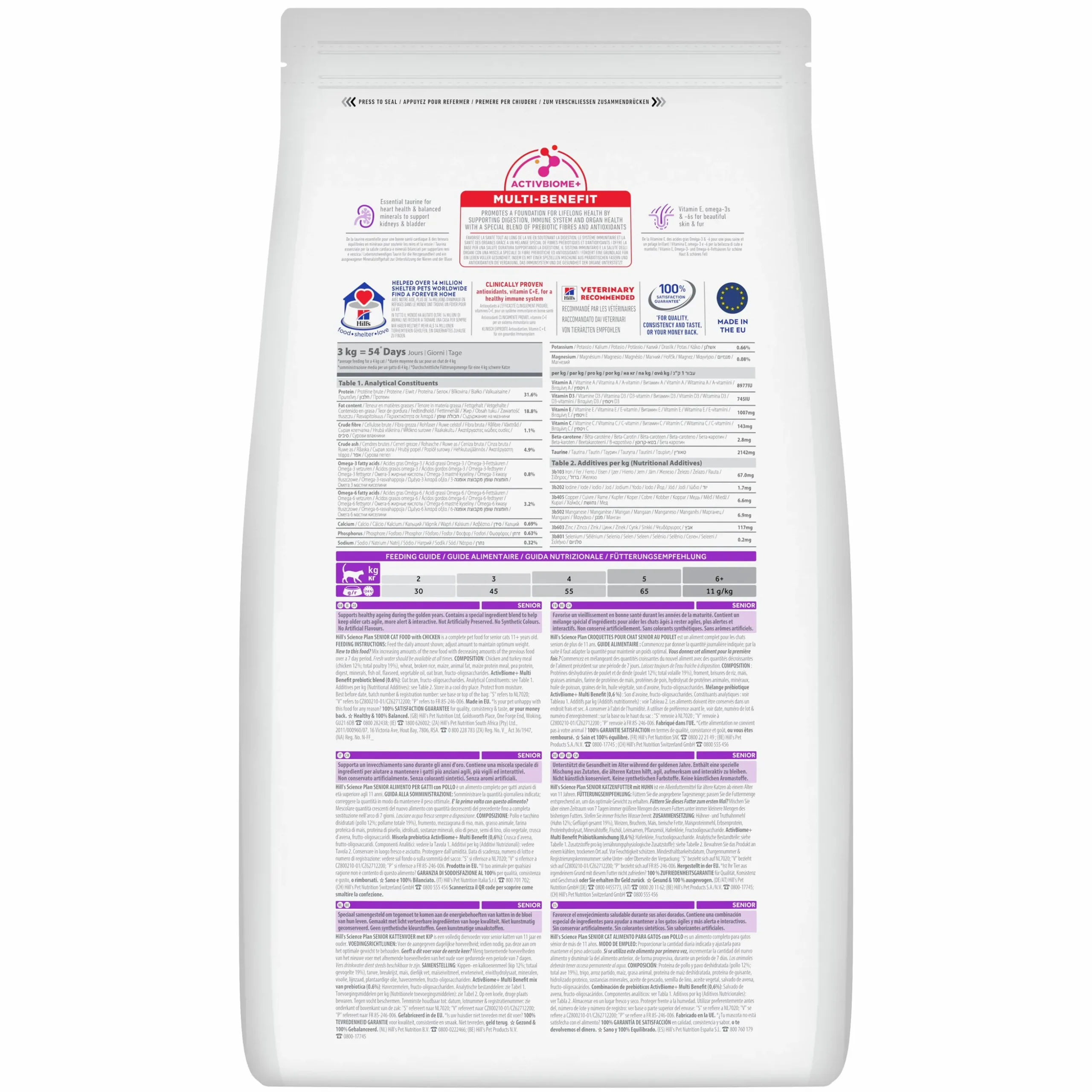 Kattmat Hills Science Plan Senior Chicken 1,5kg