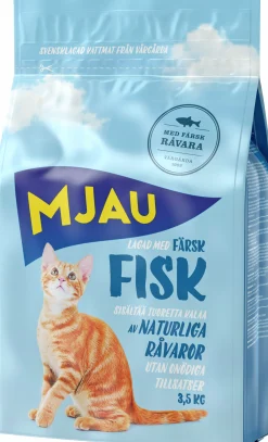 Kattmat Mjau Adult Fisk 3,5kg