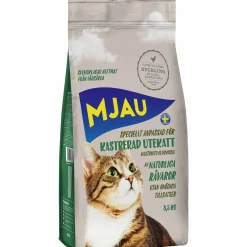 Kattmat Mjau Adult Kastrerad Utekatt Kyckling 8,5kg