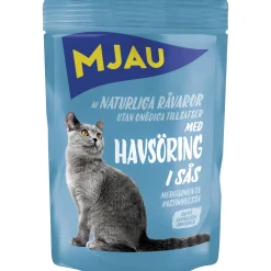 Kattmat Mjau Adult Megabox Kött/Fisk i sås 48x85g