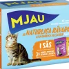 Kattmat Mjau Adult Menybox Kött i sås 12x85g